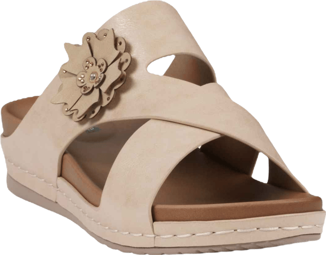 Women's Nessie Flower Wedge Sandals