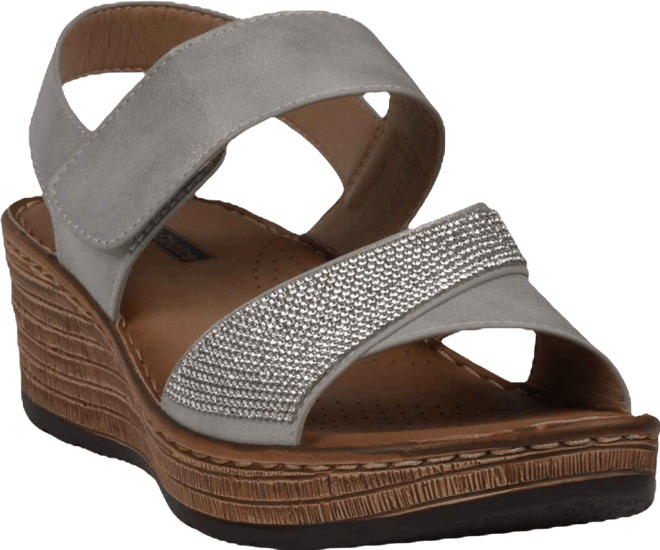 Women's Lux Embellished Wedge Sandals