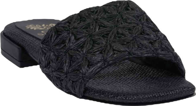 Women's Kendra Woven Single Band Flat Sandals