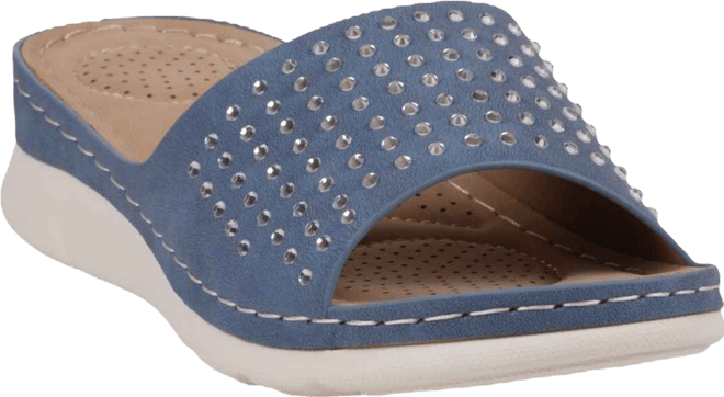 Women's Julie Embellished Comfort Flat Sandals