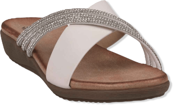 Women's Iris Embellished Asymmetrical Flat Sandals