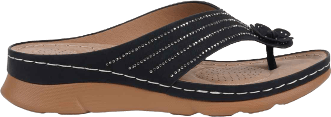 Women's Amari Flower Thong Flat Sandals