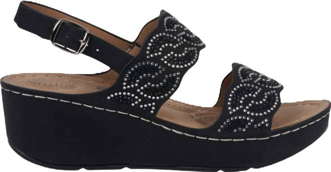 Women's Alexia Embellished Wedge Sandals