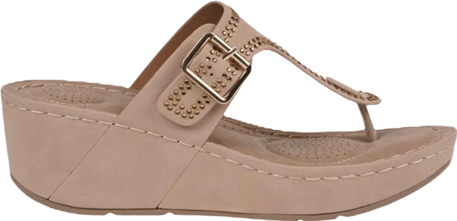 Women's Alani Embellished Thong Wedge Sandals