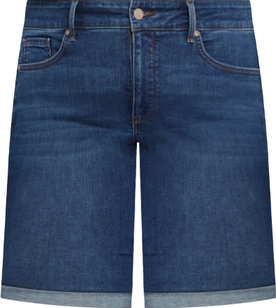 Plus Size Briella Denim Shorts with Roll Cuffs