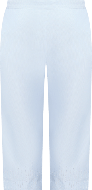 Women's St. Thomas Heat Set Embroidered Capri Pants