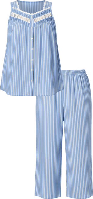 Women's Only Necessities Sleeveless Pj Capri Set