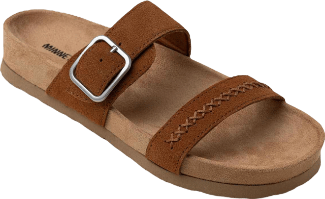 Women's Gideon Suede 2-Strap Buckle Sandals