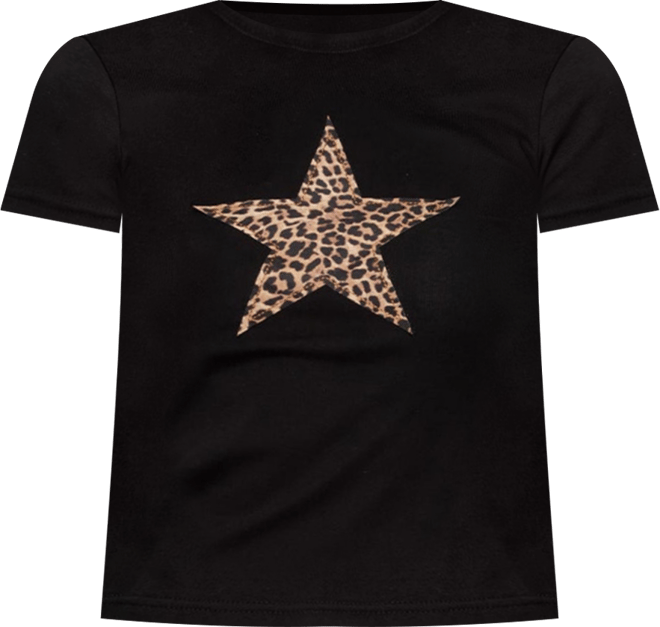 Women's Narla Leopard Star T Shirt