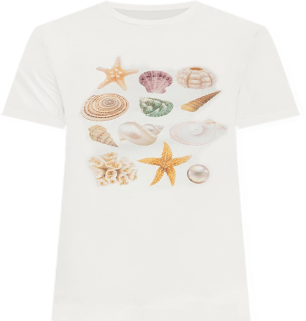 Women's Seashells Graphic T Shirt