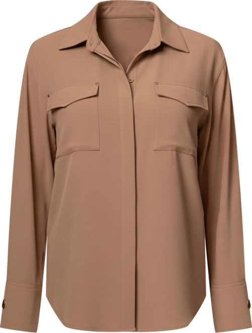 Women's Black Stella Button Up Shirt