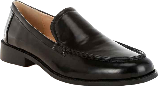 Corleone Pleather Stacked Heel Loafers Women