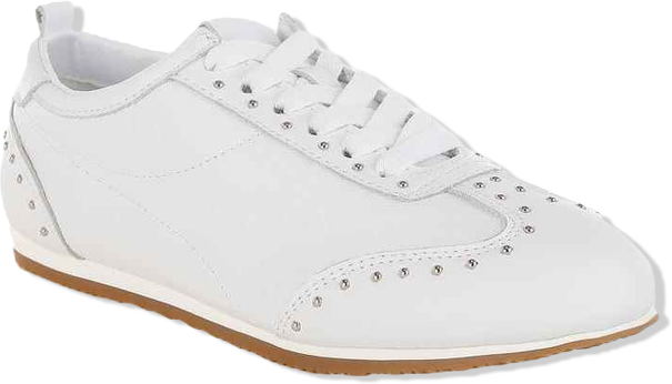 Odaya Studded Real Soft Leather Sneakers Women