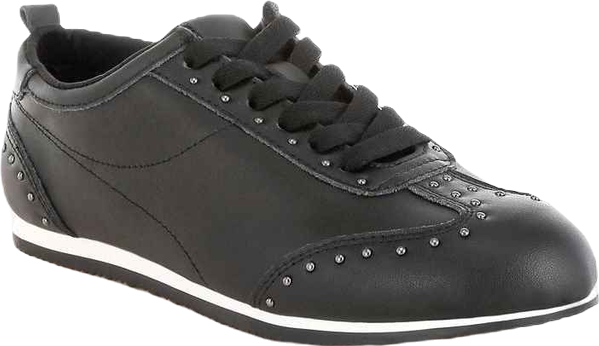 Odaya Studded Real Soft Leather Sneakers Women