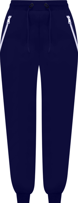 Women's Loose Fit Fleece Lined Jogger Sweatpants with Zipper Pockets