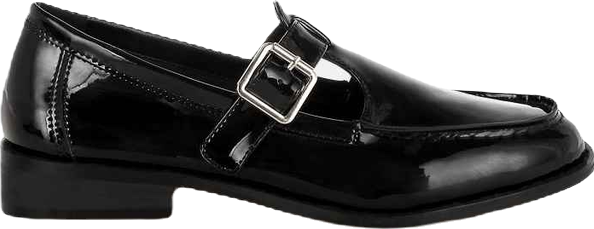 Swenson Patent Pleather Mary Jane Loafers Women