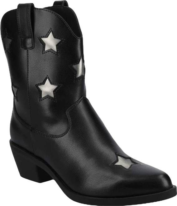 Women's Underwood Cuban Heel Casual Comfort Ankle Booties