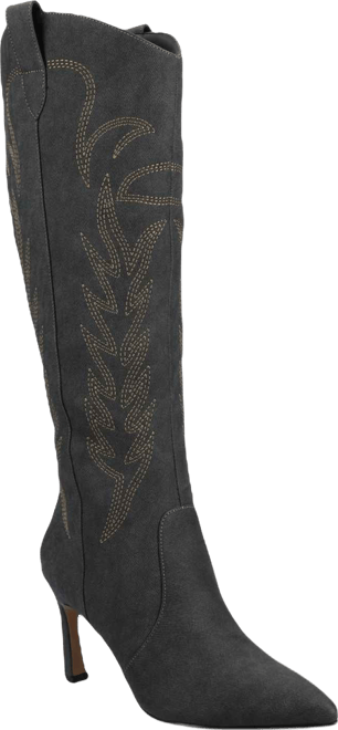 Women's Laramie Embroidery Detail Knee High Western Boots