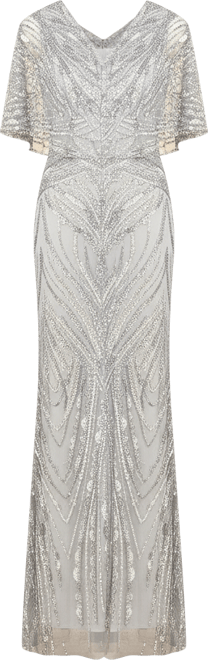 Women's Cape Sleeve Mermaid Gown