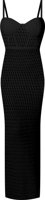 Women's Deep Sea Crochet Maxi Dress