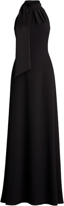 Women's Sims Taffeta Shoulder Bow Halter Gown Hibiscus