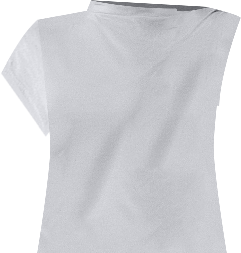 Women's Brushed Tec Knit Asymmetrical Tee