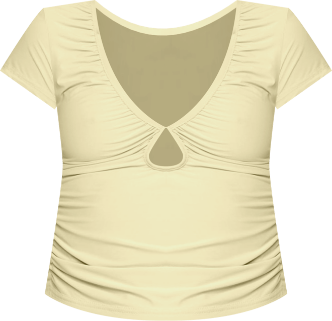 Women's Burkley Keyhole Gathered Top