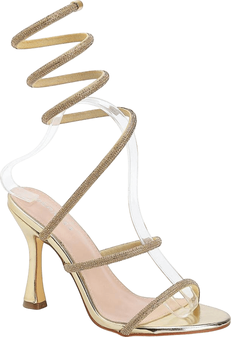 Women's Alexandra55 Rhinestone Wrap Heels