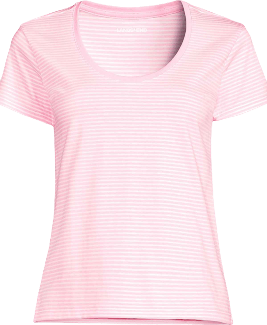 Women's Supima Cotton Tall Short Sleeve Scoop Neck Tee