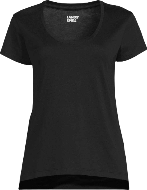 Women's Supima Cotton Tall Short Sleeve Scoop Neck Tee