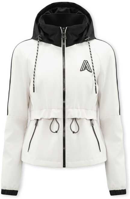 Women's Enneth Hooded Windbreaker with Adjustable waist