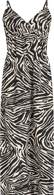 Women's Printed Surplice-Neck Maxi Dress