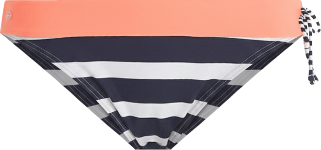 Women's Striped Classic Bikini Swimsuit Bottom