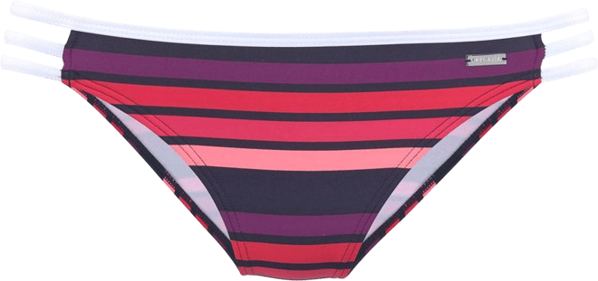 Women's Strappy Striped Bikini Swimsuit Bottom