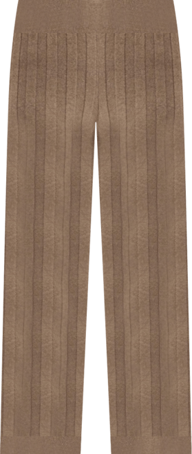 Women's Textured Knit Cashmere Pants