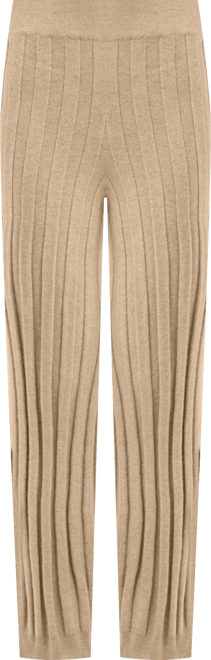 Women's Textured Knit Cashmere Pants