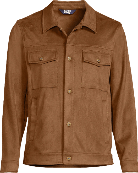 Women's Unisex Faux Suede Trucker Jacket