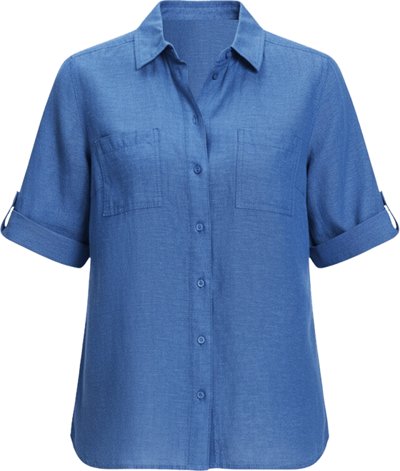 Women's Rolled Sleeve Tab Shirt