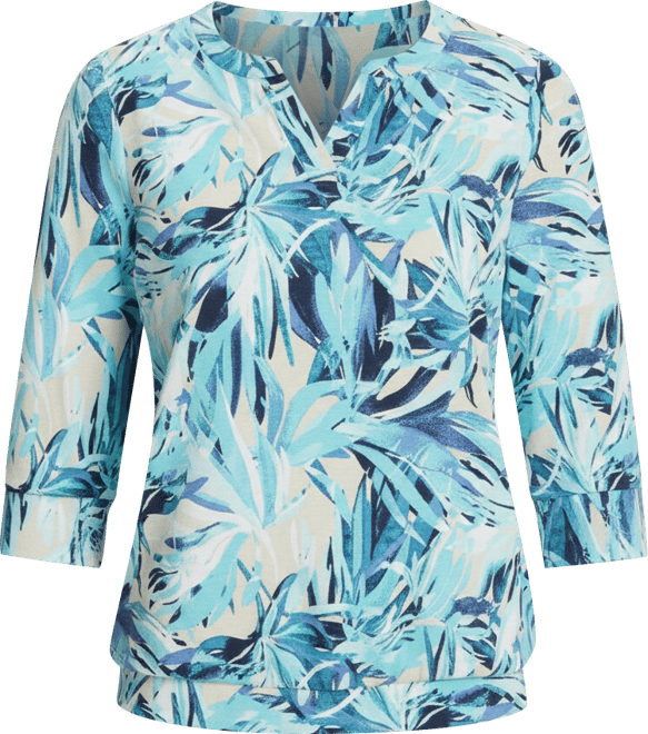 Women's Palm Print Tunic T-Shirt