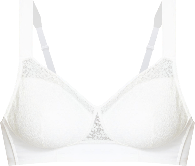 Women's Full Coverage Lace Overlay Bra
