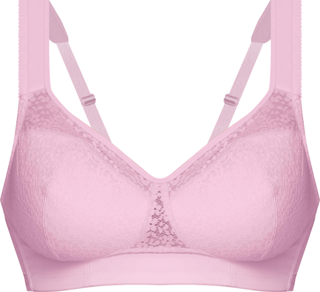 Women's Full Coverage Lace Overlay Bra