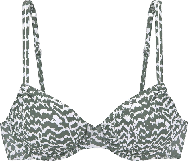 Women's Animal Print Underwire Bikini Swimsuit Top Bra Sizing