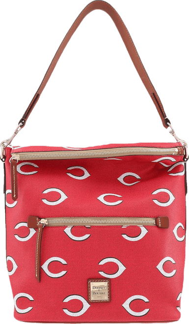 Cincinnati Reds Sporty Monogram Large Shoulder Bag