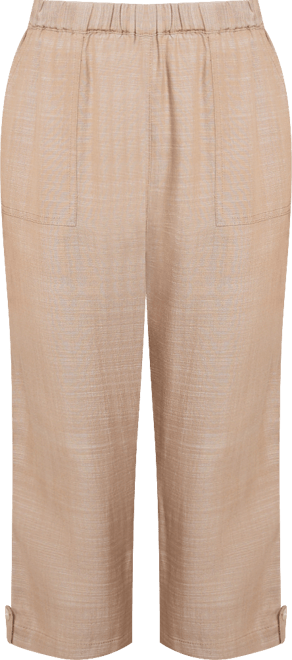 Women's Summer Solstice Relaxed Button Tab Capri Pants