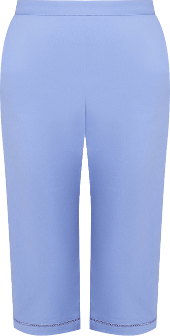 Women's Santa Fe Relaxed Crochet Hem Capri Pants