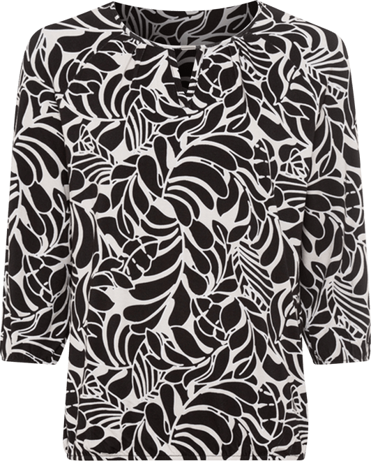 Women's Statement Leaf Print