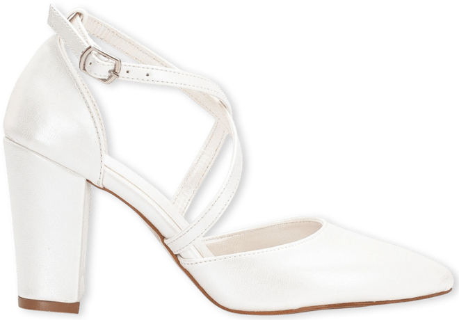 Sina Criss Cross High Block Heels