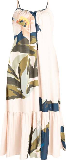 Women's Floral Voluminous Maxi Dress