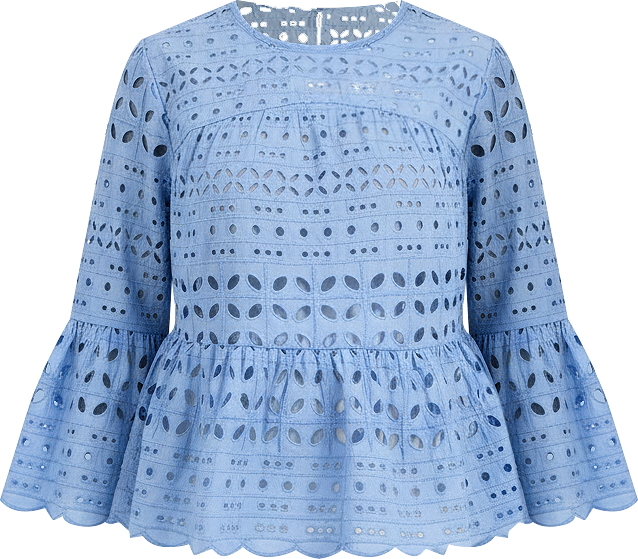 June + Vie Women's June + Vie Flounce Peplum Top