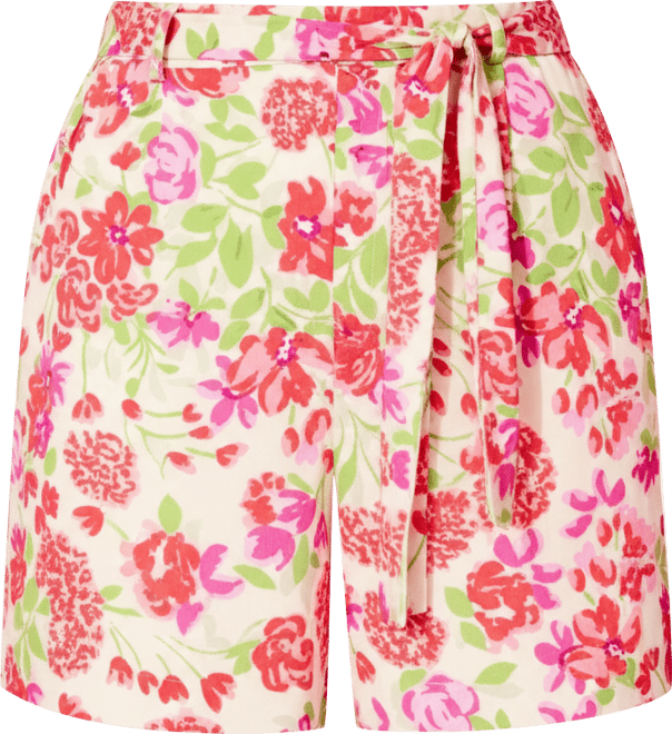 June + Vie Women's June + Vie High Rise Pleated Shorts